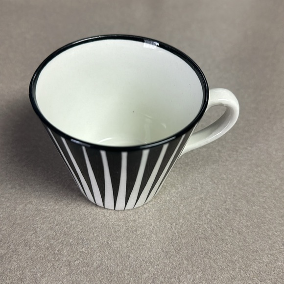 Gefle Upsala Ekeby zebra cup and saucer from Sweden Vintage very Rare - Picture 5 of 13